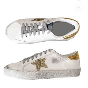 Goodnight Macaroon Vanessa Golden Goose Dupes 41 / Gold